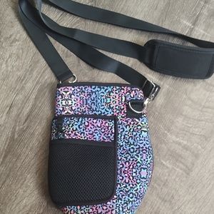 Colorful Leopard Print Crossbody Bag